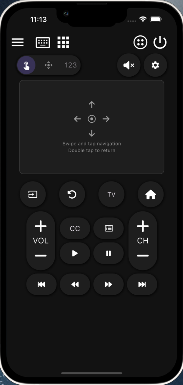 Trackpad navigation mode